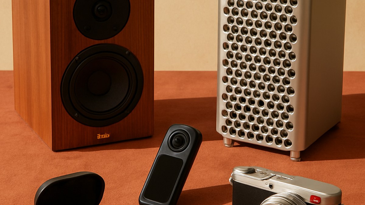 Men's Journal 2026 Tech Awards: Top Ranked Products from KLH, Insta360, Apple, Leica, Bose — illustration