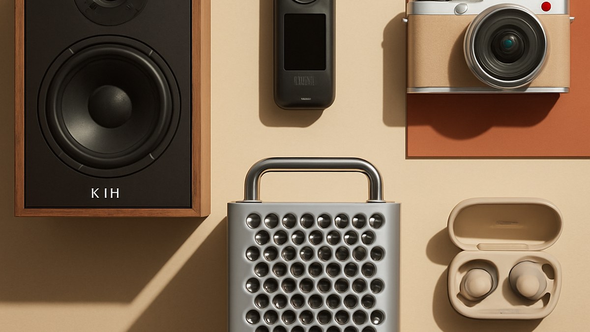 Men's Journal 2026 Tech Awards: Top Ranked Products from KLH, Insta360, Apple, Leica, Bose — illustration