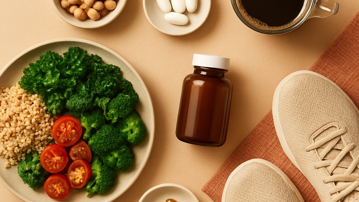 Top Biological-Aging Interventions Ranked: Plant-Protein, Vitamins, and Exercise in May 2026 — illustration